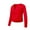 RED, variant on Wrap Ballet Sweater Cardigans for Girls Kids Knitted Dance Leotards Crossover Ballet Coats