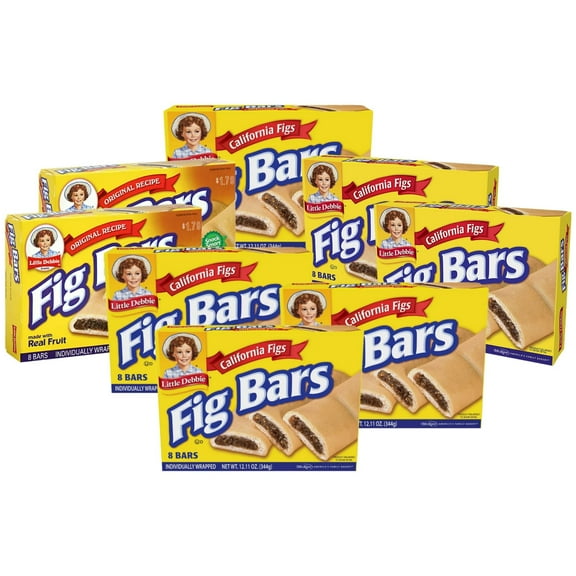 Little Debbie Fig Bars 12 Oz 8 Boxes