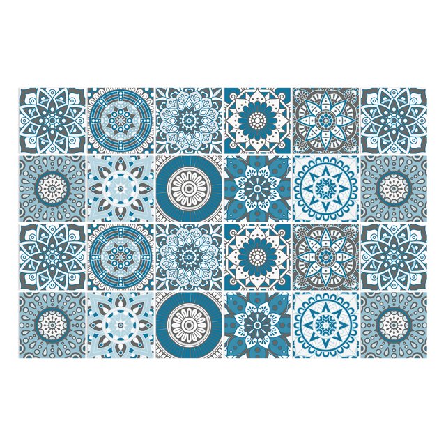 24pcs Retro Grey Kitchen Tile Sticker Wall Waterproof Self Adhesive Wallpaper PVC Furniture Cabinet Surface DIY Decorative Decal