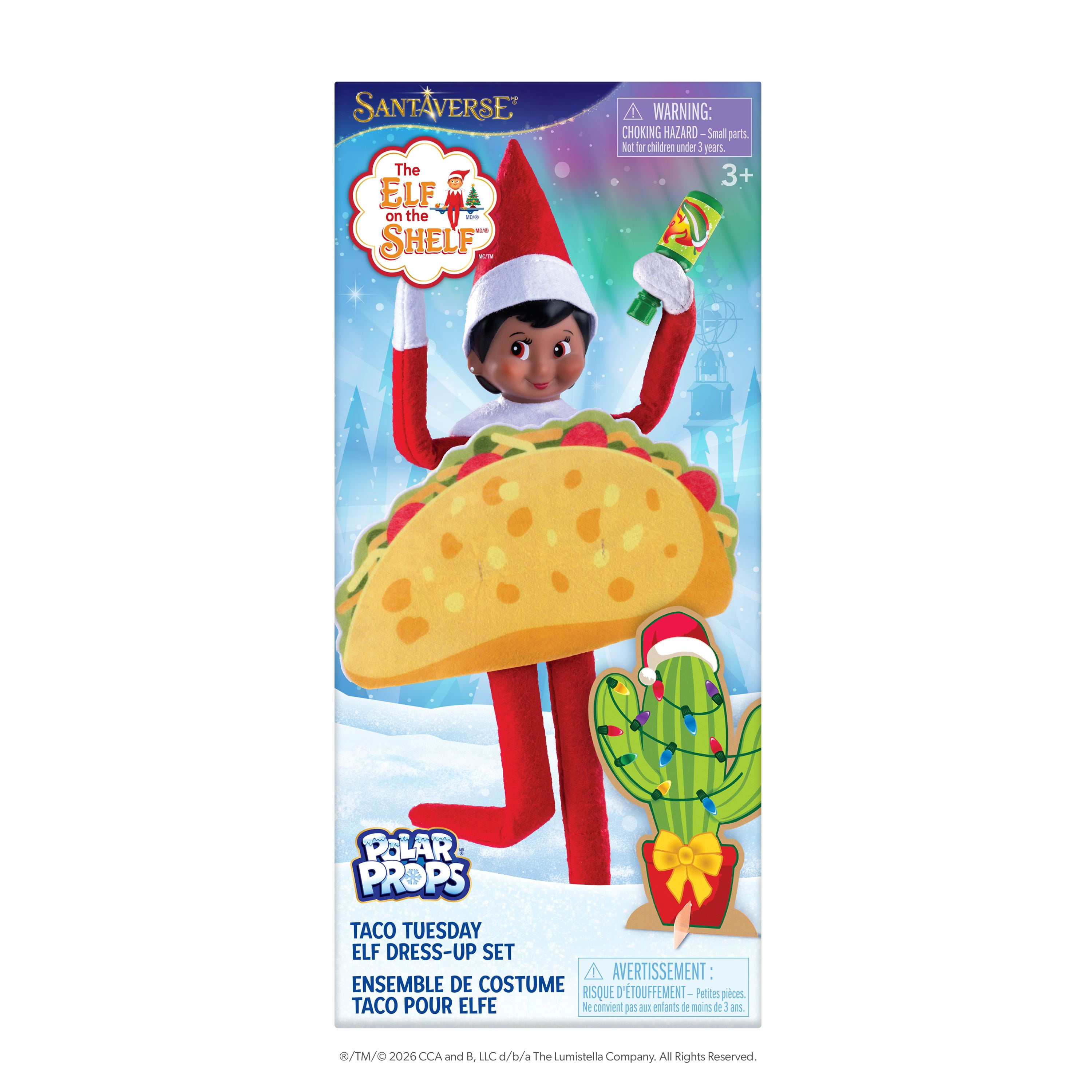 The Elf on the Shelf Polar Props Taco Tuesday Elf Prop Set - Scout Elf Not Included
