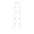 thumbnail image 2 of Tcbosik 4 Pack 19.7" x 86.7" Metal Garden Trellis for Climbing Plants Outdoor, Heavy Duty Rustproof Trellis for Rose, Vegetable, Flowers, Cream White, 2 of 8