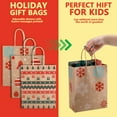 thumbnail image 5 of Ayieyill 12pcs Christmas Kraft Gift Bags with Handle, Christmas Paper Gift Treat Bags Bulk, Goodie Bags for Holiday Decor, 5 of 8