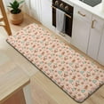 thumbnail image 5 of Pink Christmas Gingerbread and Tree Pattern Kitchen Rug Mat,Kitchen Runner Rugs Non Skid Washable,Decorative Kitchen Floor Mats for Kitchen,Sink,Laundry,17"x47.2", 5 of 7
