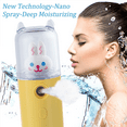 thumbnail image 3 of Vaporizador facial portátil Mini dibujos animados chica linda cara señor vaporizador facial pulverizador de niebla nano portátil, 3 of 5
