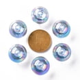 thumbnail image 3 of Transparent Acrylic Beads AB Color Plated Round Cornflower Blue 16x15mm Hole: 2.8mm about 220pcs/500g, 3 of 6