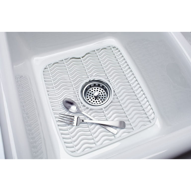 Rubbermaid Enhanced Microbal Sink Mat – Small – White
