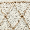 thumbnail image 5 of Desert Fields Sadie 20" x 20" White/Tan Diamond Cotton and Jute Adult Decorative Throw Pillow, 5 of 8