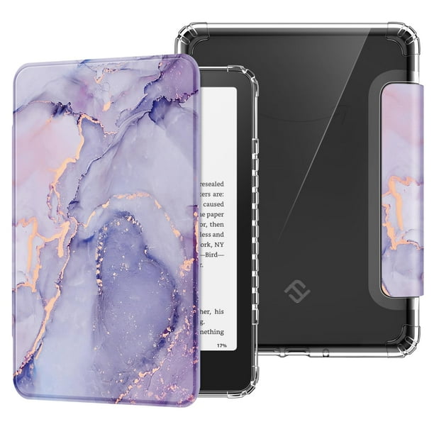 Funda Fintie para Kindle Paperwhite 12.ª generación 2024 Lilac Marble