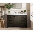 thumbnail image 2 of Elegant Kitchen and Bath 48 inch Single Bathroom Vanity In Mocha Brown, 2 of 10
