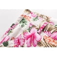 thumbnail image 3 of SSLR Mens Shorts Casual Cotton Floral Hawaiian Shorts Beach Shorts Pants, 3 of 8