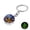 E, variant on Jewelry VerPetridure Twelve Constellation Keychain Pendant Time Luminous Glass Ball Pendant Metal Key
