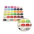 thumbnail image 3 of Bobinas de coser de colores mezclados, hilo de coser, bobina de plástico, Mini accesorios para máquina de coser para el hogar, Kit de trabajo hecho a mano 36 Piezas Vogacara HA0690-00B, 3 of 6
