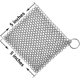 thumbnail image 2 of Limpiador de cadenas de acero inoxidable para todo tipo de estufas, sartenes de hierro fundido, parrillas (cuadrado, 5"), 2 of 5