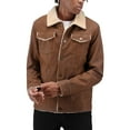 thumbnail image 6 of X RAY Jeans Men's Jacket with Faux Shearling Lining, Brown, XL, 6 of 9