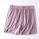 thumbnail image 2 of Pantalones cortos de verano para mujer, pijama informal fino, pantalones holgados para estar por casa - Material de poliéster, cintura elástica alta, ligeros, 2 of 3