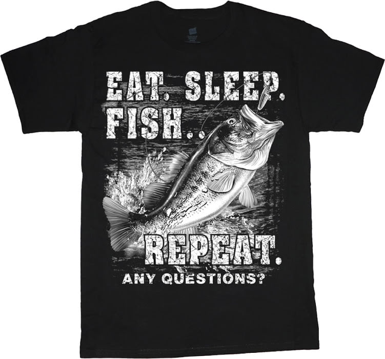 funny bass fishing t shirts