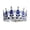Blue, variant on Head Chain for Women Rhinestone Wedding Bridal Accessory Birthday Party Jewelry Elegant Headpiece for