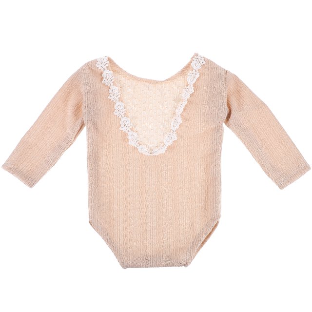KAKOWELY Conjunto de bebé niña, mono de manga larga, mono de fotografía para recién nacidos, ropa para niña pequeña