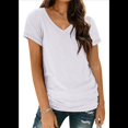 thumbnail image 2 of Camiseta Informal con Cuello en V para Mujer, , Talla L, 2 of 9