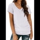 thumbnail image 2 of Camiseta Informal con Cuello en V para Mujer, Color , Talla M, 2 of 9