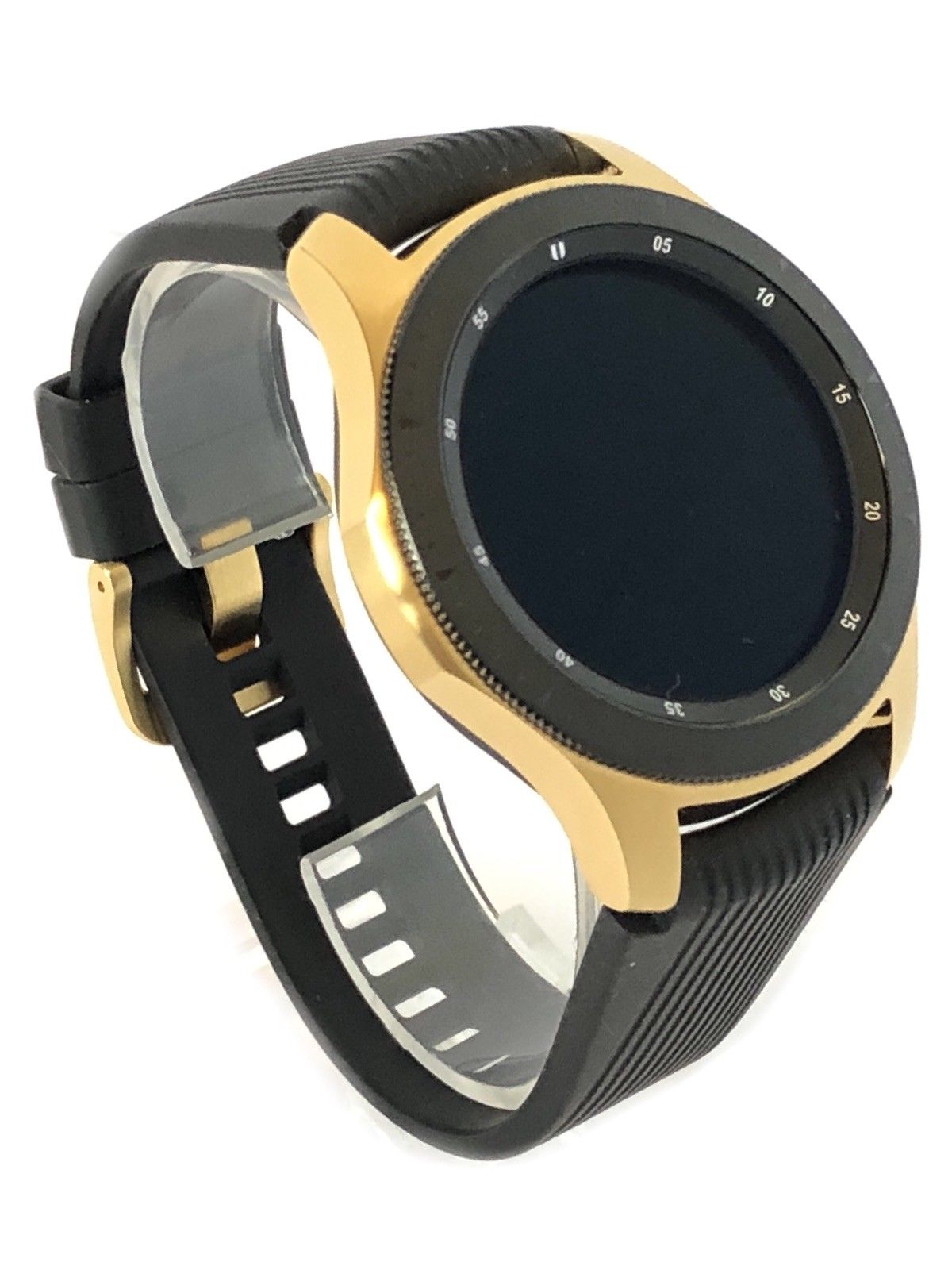 24K Gold Plated 46MM 2018 Samsung Galaxy Watch Black Band - image 2 of 2