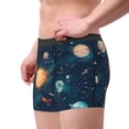 thumbnail image 2 of Honeii Solar System And Planets Print Mens Boxer Briefs Breathable,Boxer Brief for Men, Moisture-Wicking Underwear-Large, 2 of 5