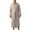 Beige, variant on Men's Billowy Fleece Bath Robe Belt Cold Weather Drop Shoulder Baggy Fall Bathrobes Bathrobe Chunky Comfy Beige Small