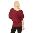 thumbnail image 3 of Women's Short Sleeve Draped Dolman T-Shirt, 3 of 3