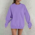 thumbnail image 4 of Womens Quarter Zip Pullover Sweatshirts Fall Fashion Half Zip Sherpa Fleece Winter Jacket Casual Outfits Loose Fit Top, 4 of 4