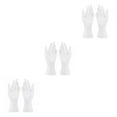 thumbnail image 4 of Decodeary 1Pair Female Mannequin Hand Multifunctional for Ring Finger Props Photograph White Height 8.46 Inch 3Set, 4 of 6