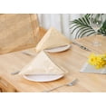 thumbnail image 7 of REGALWOVEN 6 Pack Cocktail Napkins Satin Cloth Napkins for Dinner, Parties, Restaurant Gold 19"x19", 7 of 7