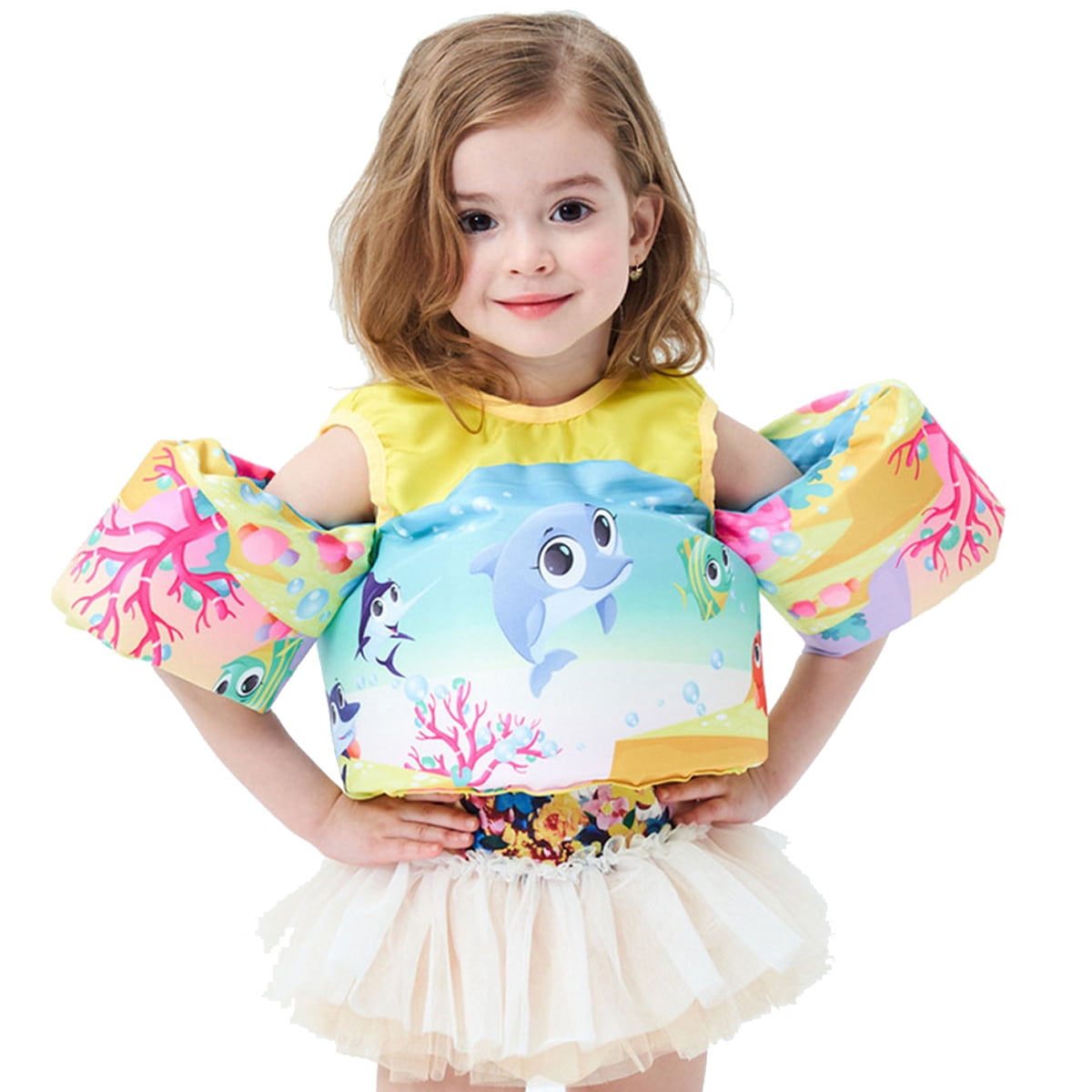 Life Jacket Buoyancy Vest Float Puddle Jumper Swim Pool