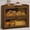 Brown, variant on Corner Bread Box for Kitchen Countertop, Large Bread Container Storage Bamboo Wooden Farmhouse Bread Box with Window Bread Holder (White)