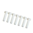 thumbnail image 1 of Pack 50pcs Sharpla M5 Tornillos Tornillos hexagonales Tornillo de cabeza de rosca hexagonal de plástico Blanco M5 x 25 mm, 1 of 8