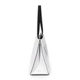 thumbnail image 4 of Pre-Owned Valentino White/Black Logo Shopping Tote Shoulder Bag Calfskin Leather, 4 of 8