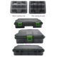 thumbnail image 2 of Caja de pesca portátil, cebo impermeable, cajas de anzuelos, herramienta de pesca (verde grande), 2 of 6