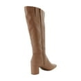 thumbnail image 5 of Naturalizer Waylon Wide Calf Women's Boots Beige Smooth Size 9.5 W, 5 of 8