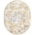 thumbnail image 2 of Rugs.com Highbury Collection Rug – 8' x 10' Oval Yellow Medium-Pile Rug Perfect For Living Rooms, Large Dining Rooms, Open Floorplans, 2 of 6