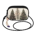 thumbnail image 2 of FORMRS Mini Crossbody Bag for Women Adjustable Shoulder Rope Travel Casual Phone Purse, Hand Drawn Christmas Stars, 2 of 7