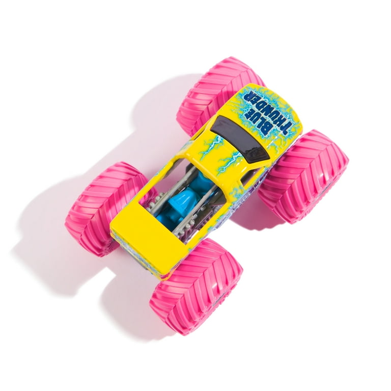 <JAM > Monster Jam, Official Blue Thunder Monster Truck, Die-Cast