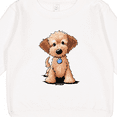 thumbnail image 3 of Inktastic Kiniart Mini Goldendoodle Toddler Sweatshirt, 3 of 4
