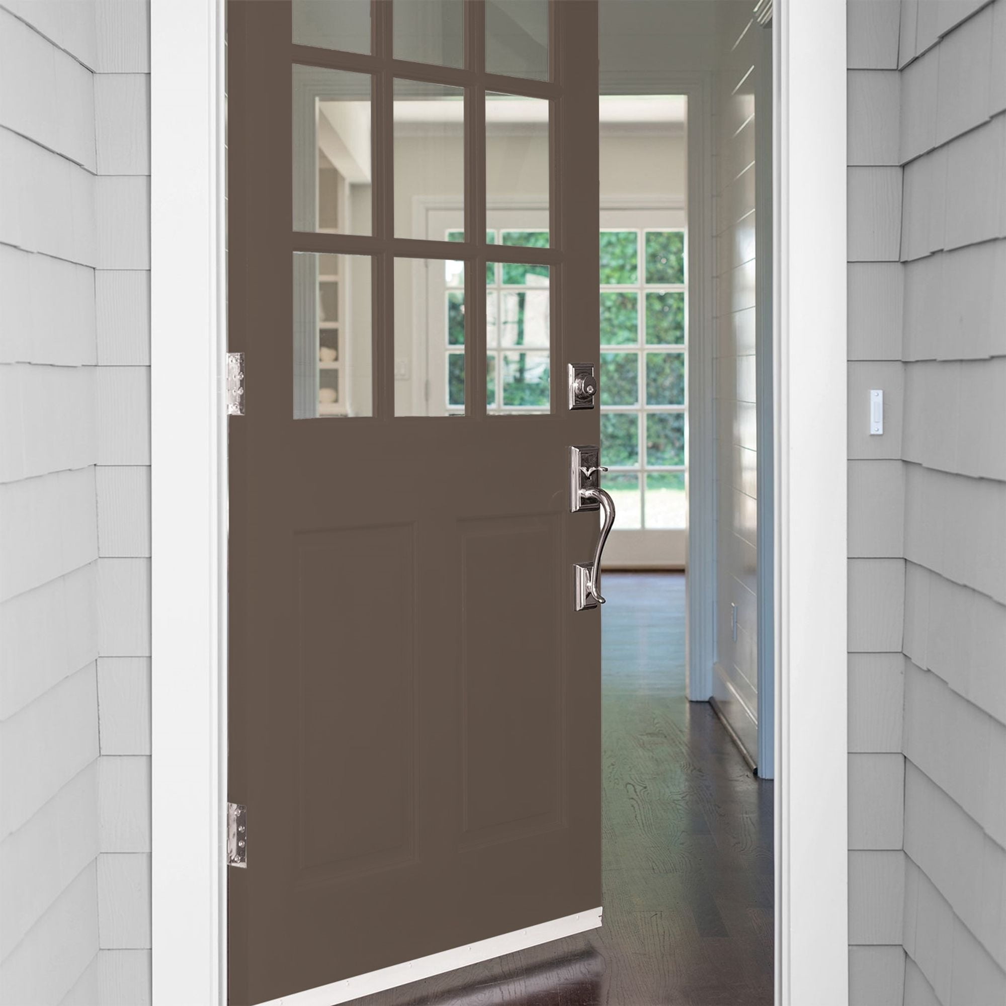 Glidden High Endurance Plus Ground Coffee Semi Gloss Exterior Paint and Primer, 1 Gallon