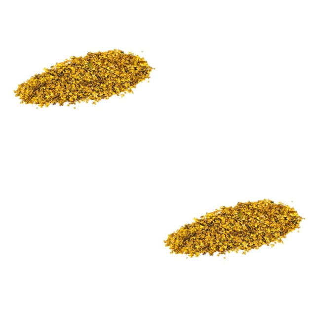 ZheElen Herbe Miniature en Grappe Tufts Modèle Automne Jaune 110ml 2Set