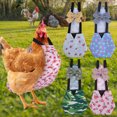 thumbnail image 4 of Heiheiup Creative Hen Jumpsuit Fun Bow Halter Hen Protector Feather Holder For Poultry Protector Cute Chicken Jumpsuit, 4 of 7