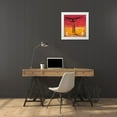 thumbnail image 3 of Rauscher, Michel 12x12 White Modern Wood Framed Museum Art Print Titled - Dawn Voyage, 3 of 4