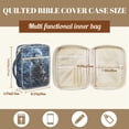 thumbnail image 7 of ZUXONGSY Wolf Moon Lightning Print Bible Cover Case for Women Large Bible Bag Large Scripture Bag with Handle Christian Tote Bag for Essentials, 7 of 7