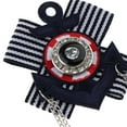 thumbnail image 3 of British Fabric Crystal Rhinestone Badge Forma de anclaje Broche temático náutico Star Stripe Mens Bisutería Salvador Insignia de tela Broche, 3 of 7