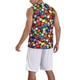 thumbnail image 5 of Rocae Easter Eggs2 for Men's Basketball Jersey Lightweight and Breathable Athletic Tank Top,Quick-Drying Sports Jersey 3X-Large, 5 of 9