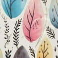 thumbnail image 4 of FREEAMG Easter Eggs Bath Curtain Rugs Sets 2 Pcs, Bathroom Theme Set with Shower Curtain and Non-Slip Carpet -12 Hooks-60X72in, 4 of 7