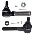 thumbnail image 4 of Detroit Axle - 6pc Power Steering Gear Box Outer Tie Rods Suspension Kit Replacement for Ford F-150 Bronco, 4 of 7